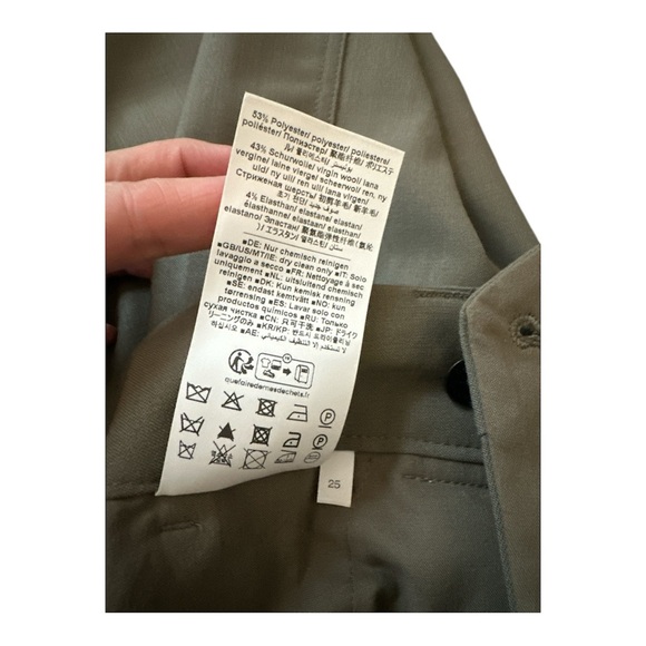 CLOSED Wystan Trousers Heritage Grey Women's Wide-Leg Pants size 25 - Picture 7 of 7